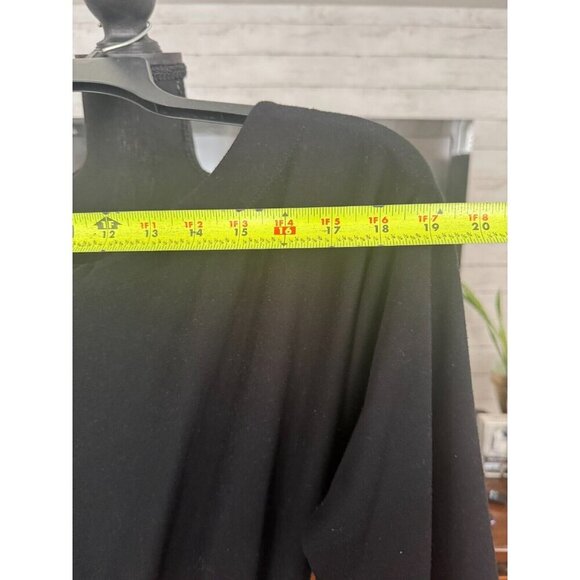 Splendid Black Long Sleeves Crew Neck Crop Jumpsuit Women Size Small - Picture 3 of 7